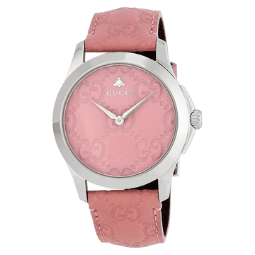 Gucci G-Timeless YA1264030 Women's Candy Pink Dial Watch