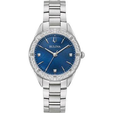 Bulova Sutton 96R243 Women’s Diamond Bezel Watch