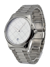 Gucci G-Timeless YA126459 Men's Silver Dial Stainless Steel Watch