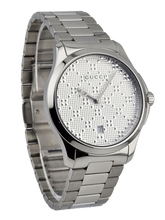 Gucci G-Timeless YA126459 Men's Silver Dial Stainless Steel Watch