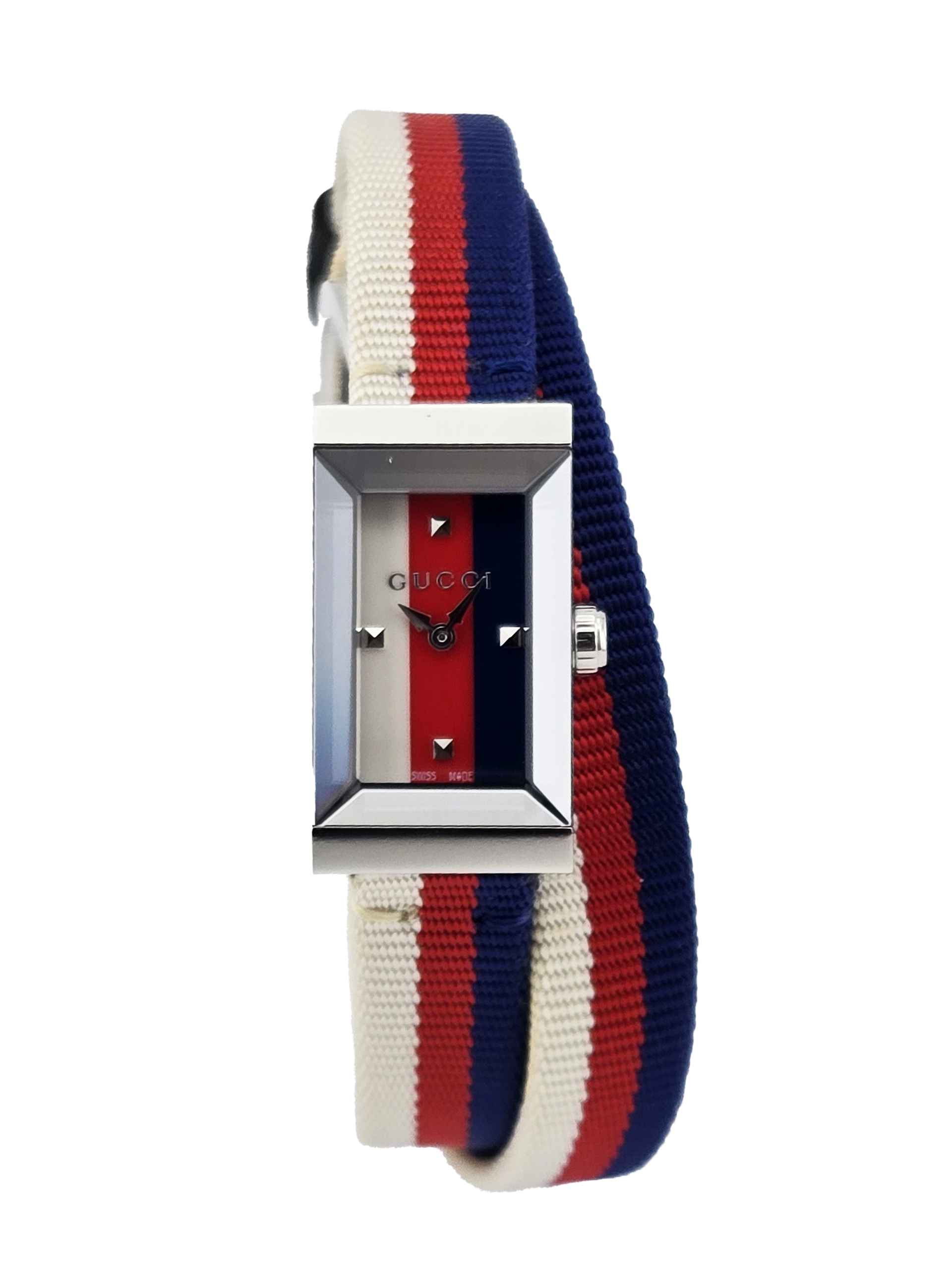 Gucci G-Frame YA147502 Women's Nylon Strap Watch – New York Watch