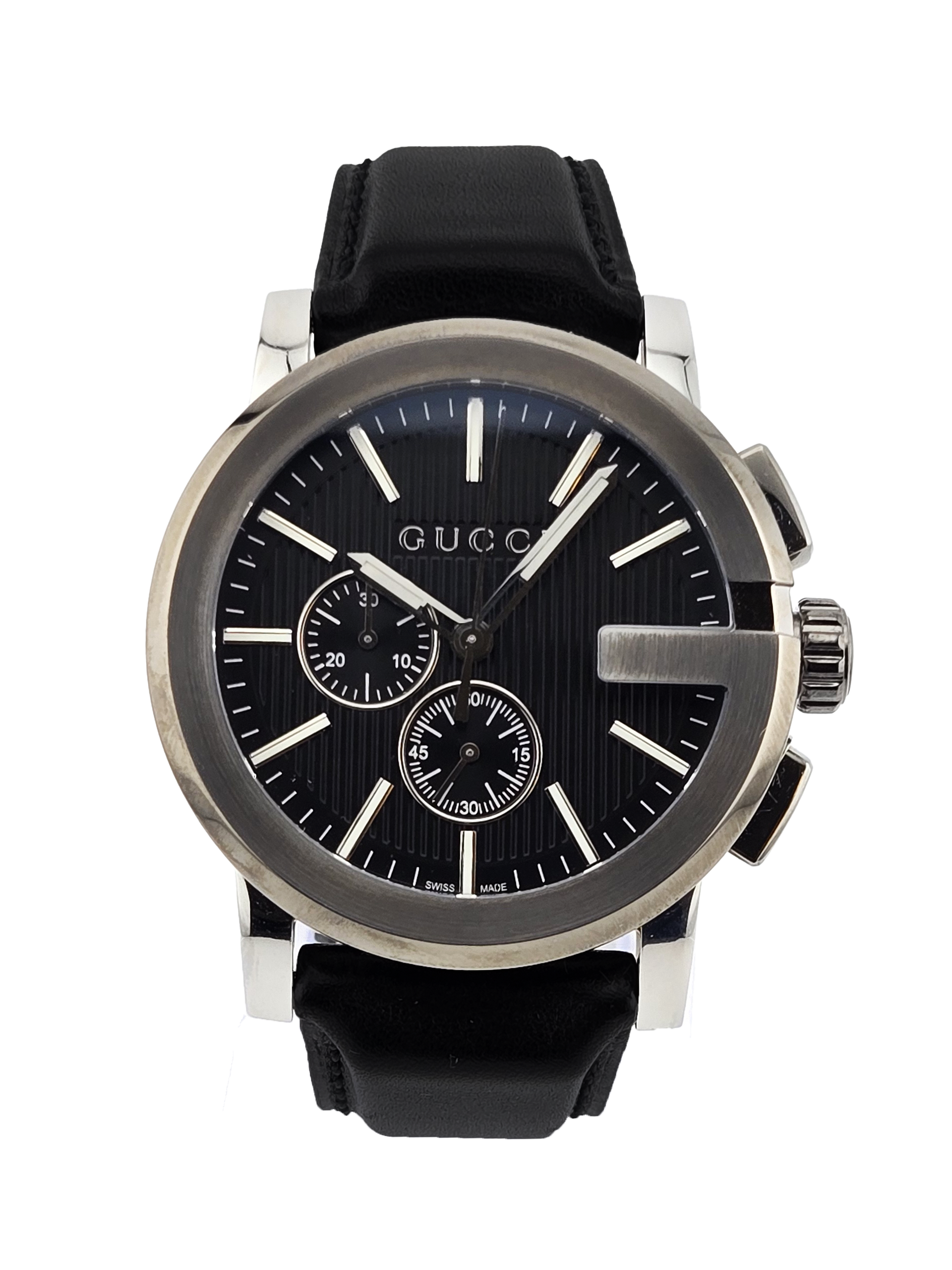 ✨GUCCI✨グッチ✨Gロゴ✨ブラック✨エナメル✨ヴィンテージ✨バングル✨ Gucci G-Chrono YA101205 Men's Chronograph Watch – New York Watch
