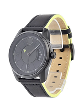 Movado Bold Verso 3600696 Men's Black Dial Leather Band Watch