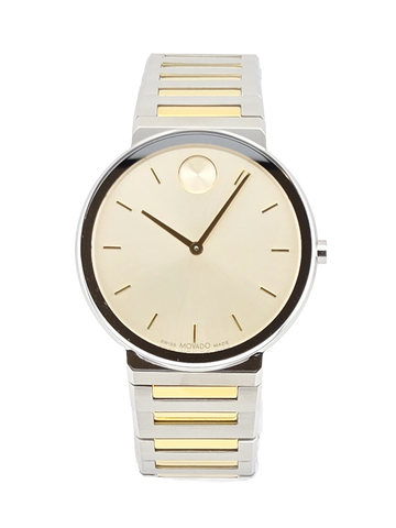 Movado Bold Horizon 3601075 Taupe Dial Two Tone Men's Watch