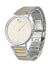 Movado Bold Horizon 3601075 Taupe Dial Two Tone Men's Watch