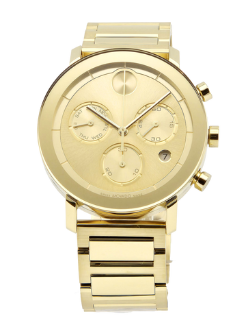 Movado Bold 3600811 Men's Light Gold Dial Stainless Steel Watch