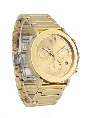 Movado Bold 3600811 Men's Light Gold Dial Stainless Steel Watch