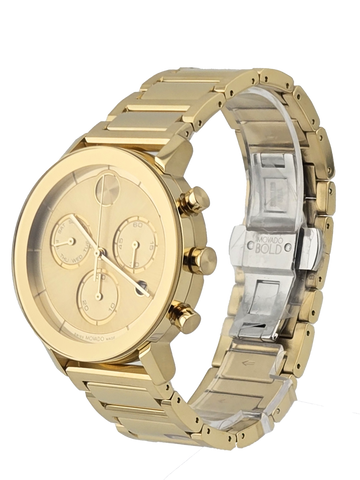 Movado Bold 3600811 Men's Light Gold Dial Stainless Steel Watch