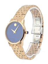 Movado Museum Classic 0607354 Women's Blue MOP Dial Swiss Watch