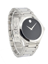 Movado Defio 0607310 Men's Black Dial Stainless Steel Watch