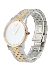Movado Museum Classic 0607629 Women's MOP Dial Two Tone Watch