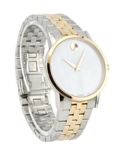 Movado Museum Classic 0607629 Women's MOP Dial Two Tone Watch