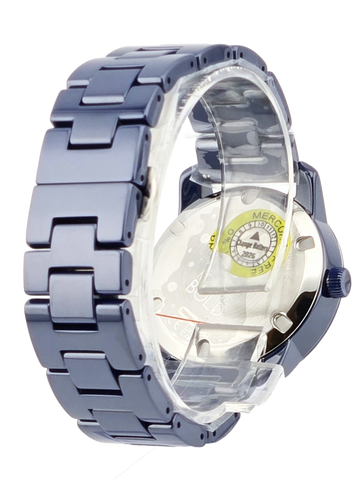 Movado Bold Evolution 3600805 Women's Blue Dial Ceramic Bracelet Watch