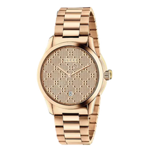 Gucci G-Timeless YA126482 Men's Rose Gold Dial Watch