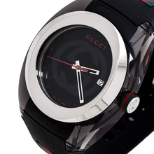 Gucci Sync XXL YA137101 Men's Black Rubber Strap Watch