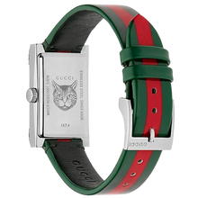 Gucci G-Frame YA147408 Women's Green and Red Watch