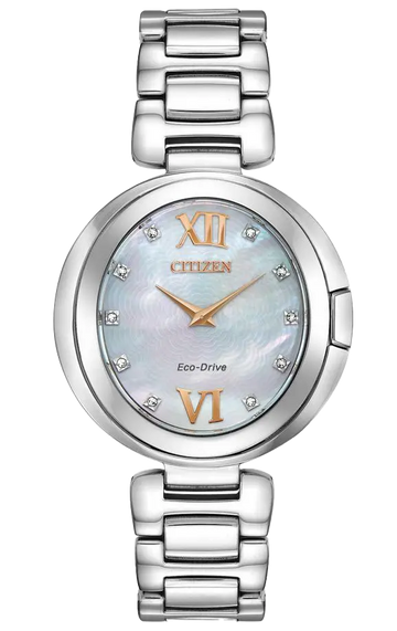 Citizen EX1510-59D Women’s Capella Diamond Dial Watch