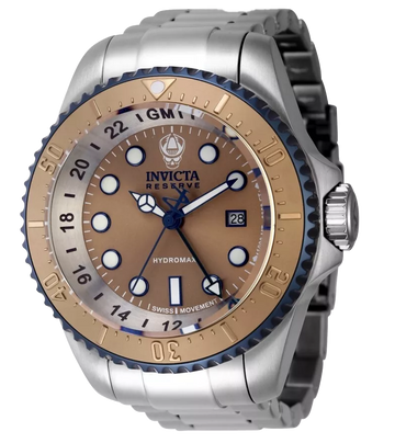 Invicta Hydromax 45476 Men’s Brown Dial Stainless Steel Watch