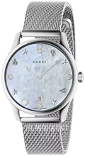 Gucci G-Timeless YA1264094 Women's MOP Diamond Dial Watch