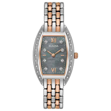 Bulova Tonneau 98R232 Women’s Diamond Two Tone Watch